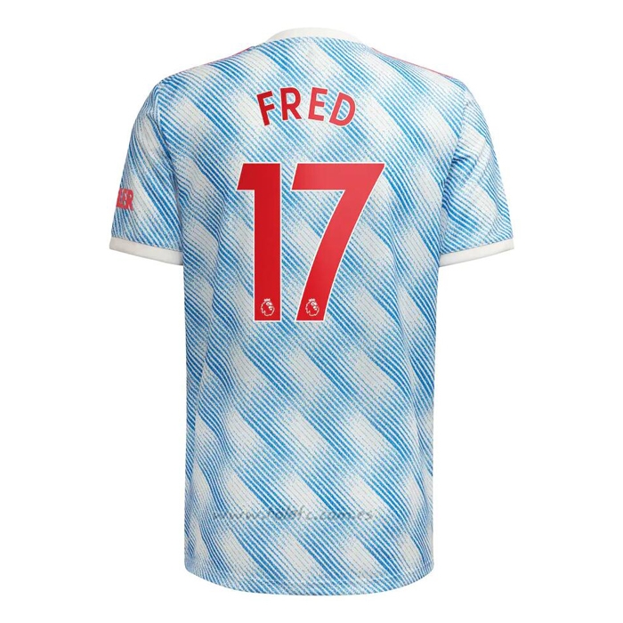 Camiseta Manchester United Jugador Fred Segunda 2021-2022
